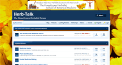 Desktop Screenshot of herb-talk.com
