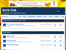 Tablet Screenshot of herb-talk.com